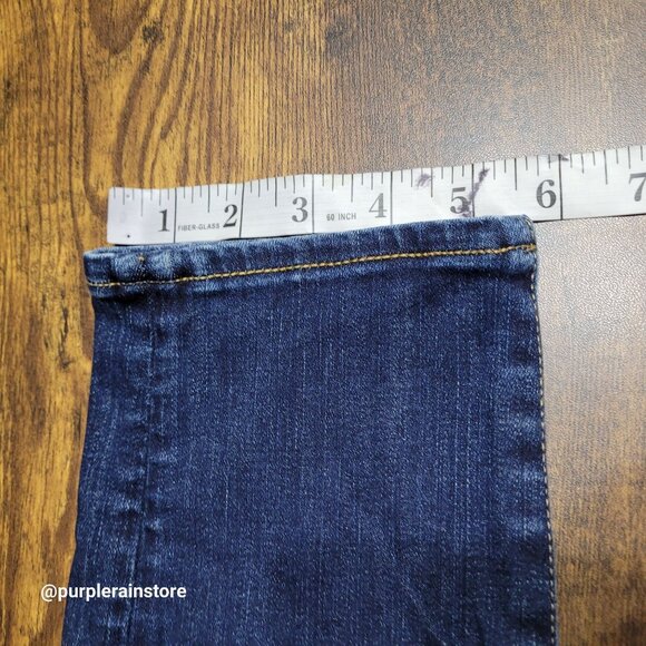 American Eagle Skinny Jeans 4 S Mid Rise Next Level Stretch Medium Dark Wash - Picture 12 of 14